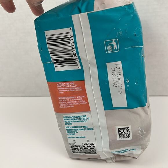 Pampers Baby Wipes Multi Use 3 Pop Top Pks 168 Ct Body Face & Mess No Fragrance - Picture 4 of 6